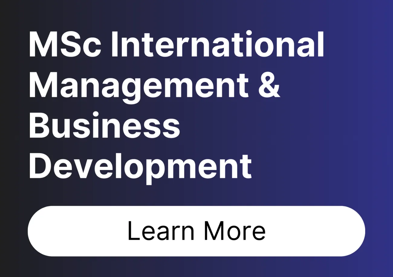 MSc International Management & Business Development GGE