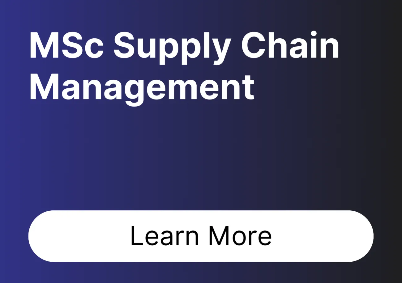 MSc Supply CHain Management GGE