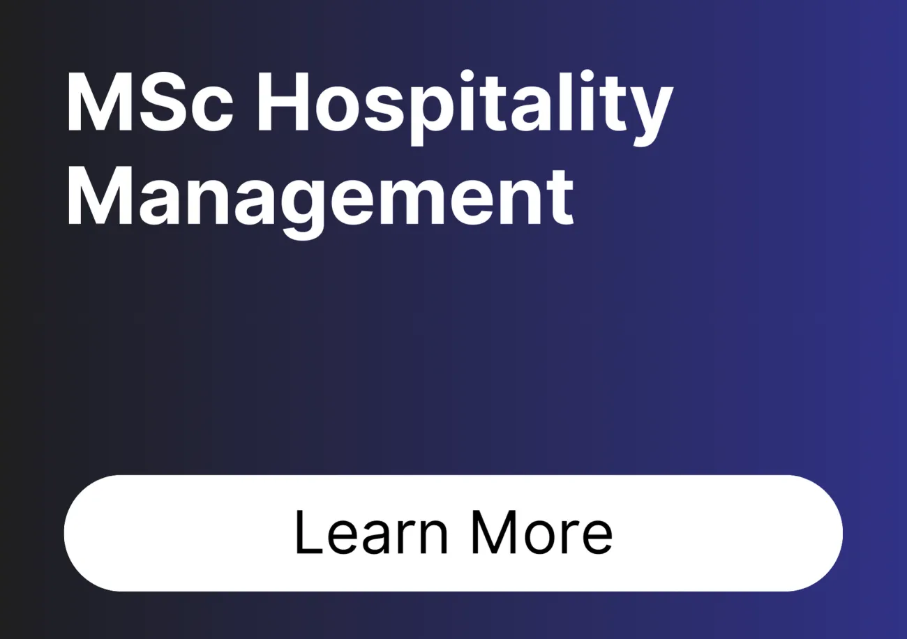 MSc Hospitality Management GGE
